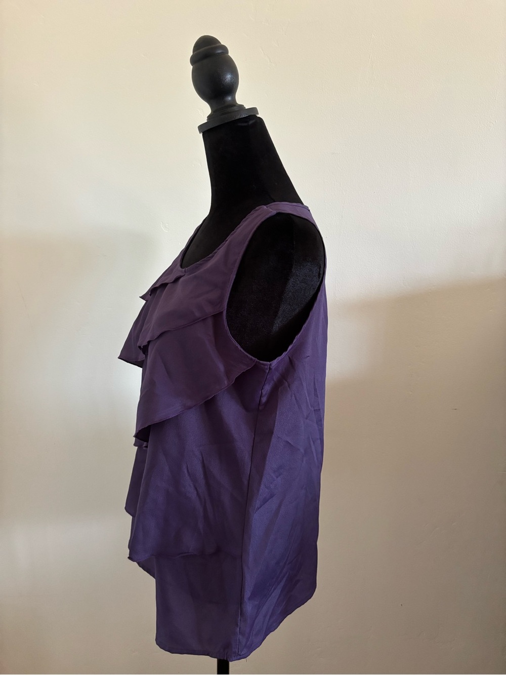 Wish Purple Layered Ruffle Camisole - Picture 2 of 5